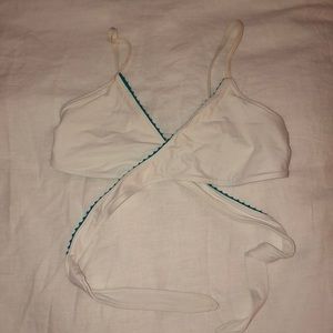 L space wrap bikini top